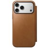 iPhone 17 Pro Max Cover Modern Leather Folio English Tan