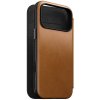 iPhone 17 Pro Max Cover Modern Leather Folio English Tan