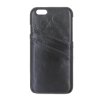 iPhone 6/6S Case Card compartment Outside Black