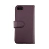 iPhone 7/8/SE Cover Detachable Wallet Case Purple