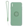iPhone X/iPhone Xs Case with Ringholder Green
