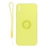 iPhone X/iPhone Xs Case with Ringholder Yellow