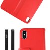 iPhone X/iPhone Xs Cover Genuine Leather Red