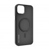 iPhone 15 Plus Case Recycled Plastic Transparant Loop Stand Back Cover Black