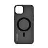 iPhone 15 Plus Case Recycled Plastic Transparant Loop Stand Back Cover Black