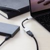Adapter USB-C to USB AluCable Black Silver