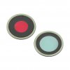 Camera lenses with frame for iPhone 17 - Green