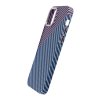 iPhone 12 Pro Max Case Carbon Fiber Pattern Blue Purple