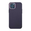 iPhone 12 Pro Max Case Carbon Fiber Pattern Purple