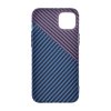 iPhone 13 Case Carbon Fiber Pattern Blue Purple