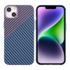 iPhone 13 Case Carbon Fiber Pattern Blue Purple