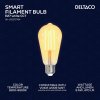 LED Filament Bulb E27 WiFi ST64 5.5W