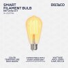 LED Filament Bulb E27 WiFi ST64 5.5W
