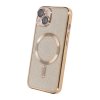 iPhone 13 Case Glitter Transparent MagSafe Gold