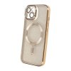 iPhone 13 Case Glitter Transparent MagSafe Gold
