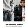 MagSafe Bag Portable Organizer Pouch Snap Zip MagFit Black