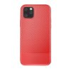 iPhone 11 Pro Max Case Carbon Fiber Pattern Red
