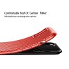 iPhone 11 Pro Max Case Carbon Fiber Pattern Red
