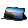 Motorola Edge 20 Lite Cover Leather texture Black