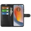 Motorola Edge 50 Fusion Cover Litchi Black