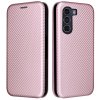 Motorola moto g200 5G Cover Carbon Fiber Texture Rose Gold