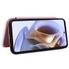 Motorola moto g200 5G Cover Carbon Fiber Texture Rose Gold