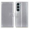 Motorola moto g200 5G Cover Leather texture Silver