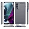 Motorola moto g200 5G Case Brushed Carbon fiber texture Grey