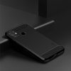Motorola Moto G30 Case Brushed Carbon fiber texture Black