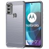 Motorola moto g71 5G Case Brushed Carbon fiber texture Grey