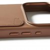 iPhone 17 Pro Max Case Full Leather Wallet Case MagSafe Tan