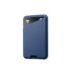 Card Holder Full Leather Magnetic Wallet Monaco Blue
