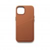 iPhone 14 Case Full Leather Wallet Case Tan