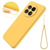 OnePlus 12R Case with Strap Silicone Yellow