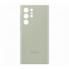 Original Galaxy S22 Ultra Case Silicone Cover Olive Green