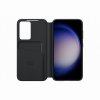 Original Galaxy S23 Fodral Smart View Wallet Case Svart