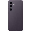 Galaxy S24 Plus Case Vegan Leather Case Dark Violet