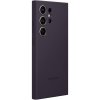 Original Galaxy S24 Ultra Case Silicone Case Dark Violet