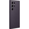 Galaxy S24 Ultra Case Vegan Leather Case Dark Violet
