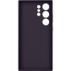 Galaxy S24 Ultra Case Vegan Leather Case Dark Violet