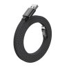 Flat Cable Magnetic USB-A to USB-C 1m Black