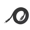 Flat Cable Magnetic USB-A to USB-C 1m Black