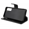 Samsung Galaxy S22 Cover Essential Leather Raven Black