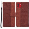 Samsung Galaxy A03 Cover Patterned Brown