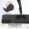 Samsung Galaxy A16 Case with Strap Silicone MagSafe Black