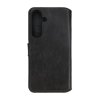 Samsung Galaxy A25 Cover Detachable Wallet Case Black
