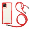 Samsung Galaxy A72 Case with Strap Red