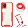 Samsung Galaxy A72 Case with Strap Red