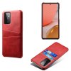 Samsung Galaxy A72 Case with Two Card Slots Red