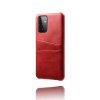Samsung Galaxy A72 Case with Two Card Slots Red